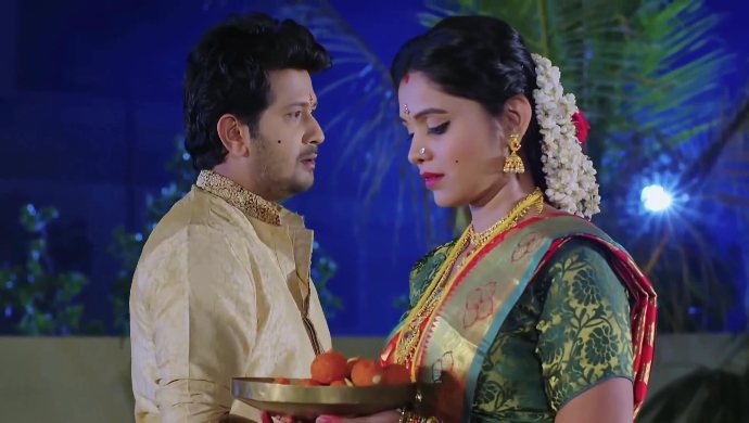 Subhadra and her husband in Trinayani