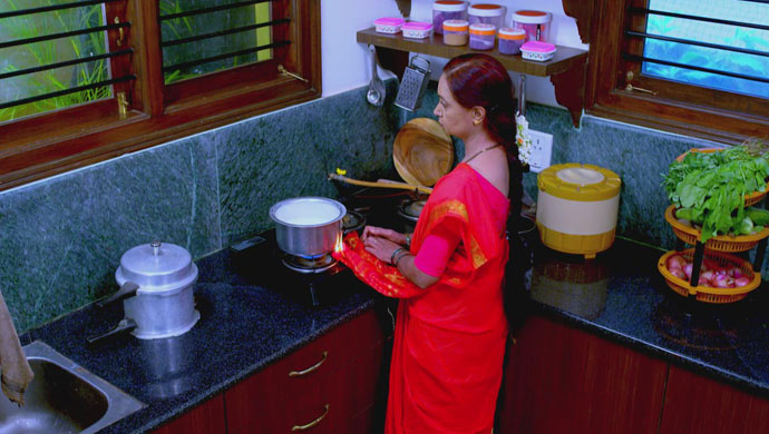A Still Of Tulasi Lost In Thought