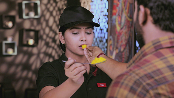 A Romantic Still Of Kamali And Rishi