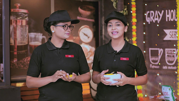 A Still Of Ningi And Kamali