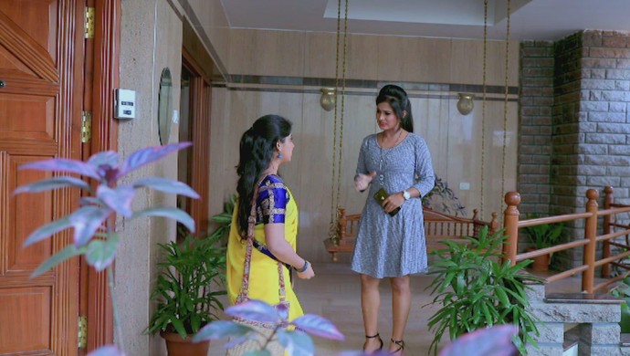 A Still Of Radha And Nakshatra