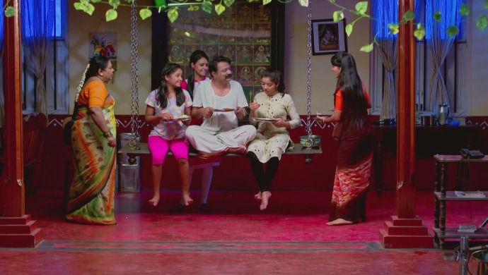A Still Of The Manjunath Family