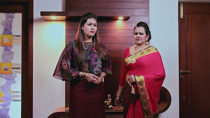 An Annoyed Still Of Anika And Kamini