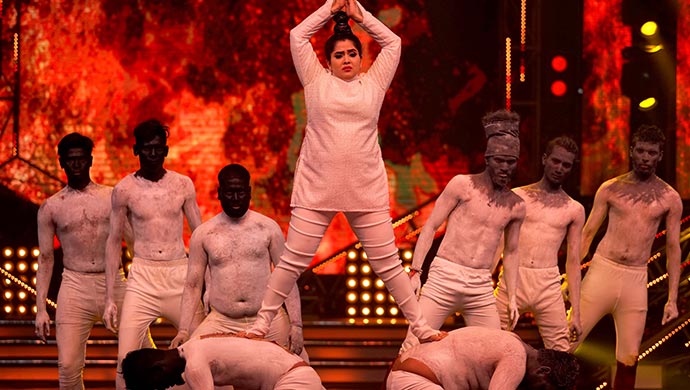 An Exclusive Still Of Anupama Performing On Stage