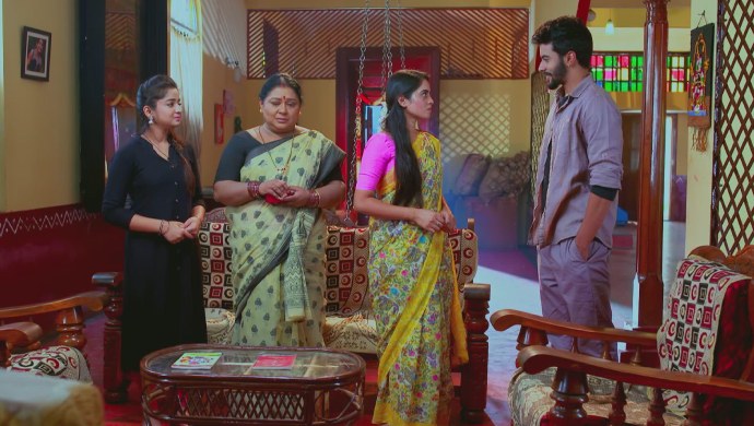 A Still Of Adithi, Pari, Aarthi And Vicky