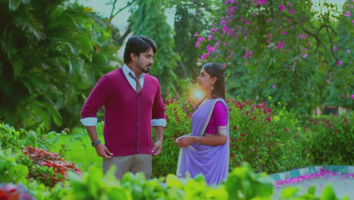 A Still Of Vedanth And Amulya