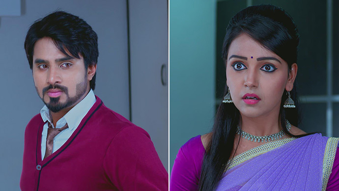 A Still Of Vedanth (Left) And Amulya (Right)