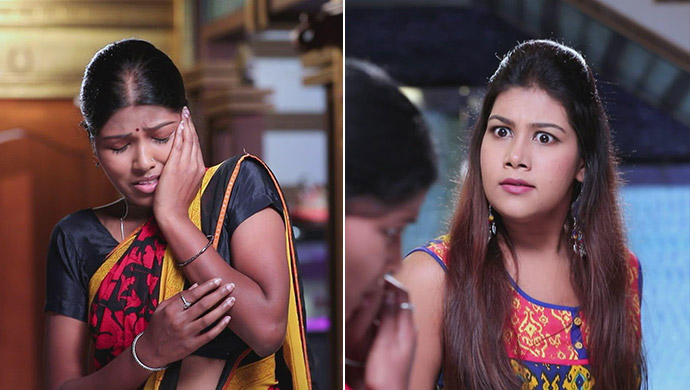 A Collage Of Pavithra And Anika