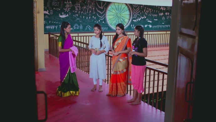 A Still Of Amulya, Adithi, Aarthi And Anjali