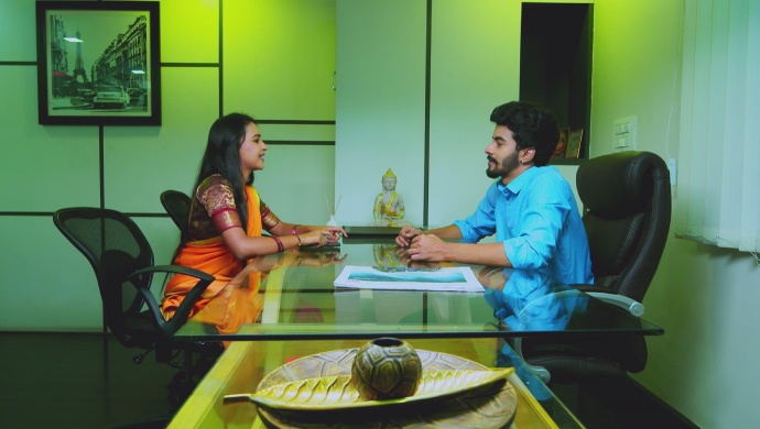 A Still Of Amulya And Vicky