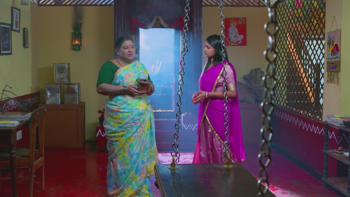 A Still Of Parimala And Amulya