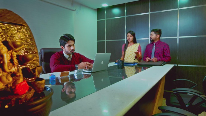 A Still Of Vedanth, Amulya And Kantha