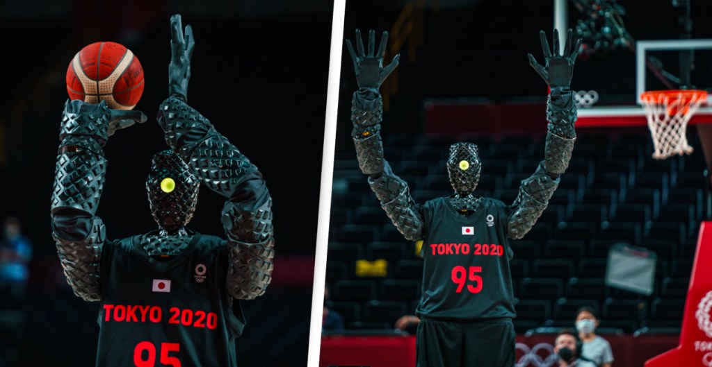 Tokyo Olympics: Basketball robot hits a three-pointer ...